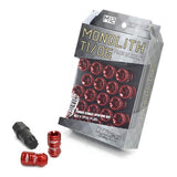Project Kics Monolith T1/06 Lug Nuts - M12x1.5 / Red