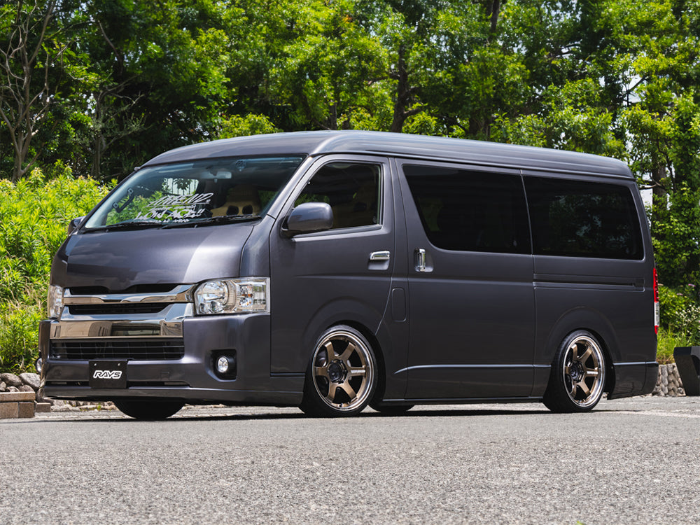 Volk Racing TE37SB Tourer 18x8.5 +22 6x139.7 Black / Rim DC (SET) main image 1