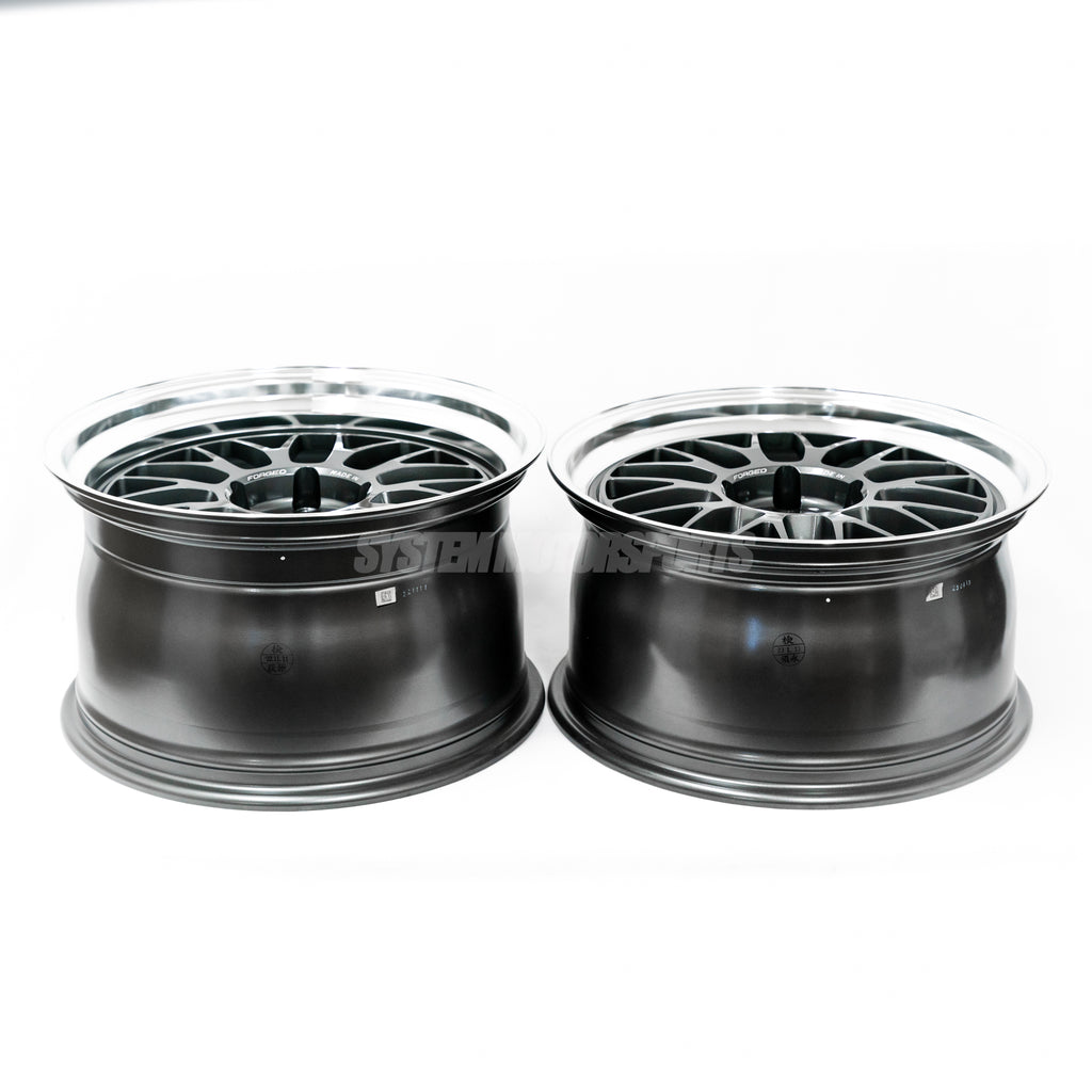 Volk Racing 21A - 18x9.5 +22 / 18x10.5 +22 / 5x120 - Dark Gunmetal/Rim ...