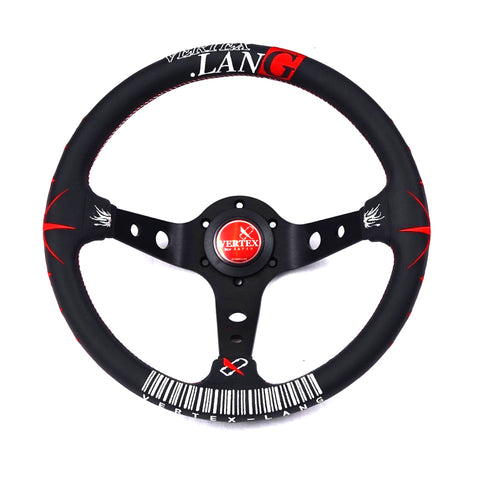 Vertex Lang Leather Steering Wheel (330mm)