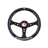 Vertex x Evangelion Racing Collaboration Leather Steering Wheel (330mm)