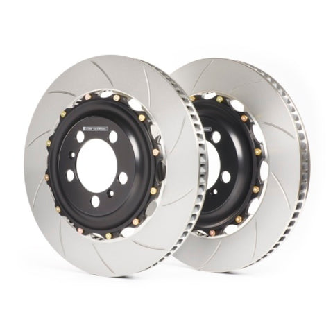 GiroDisc Slotted Front Rotors (Pair) - 03-09 Nissan 350Z (w/Brembo Calipers) - A1-013
