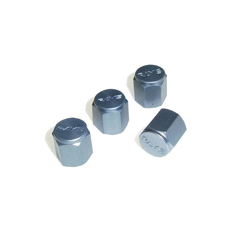 Rays Aluminum Air Valve Cap Set - Gunmetal