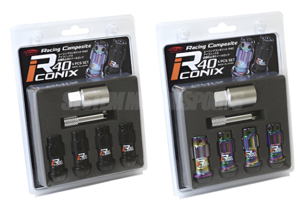 Project Kics R40 Iconix 4pc Lock Set - M12 – System Motorsports