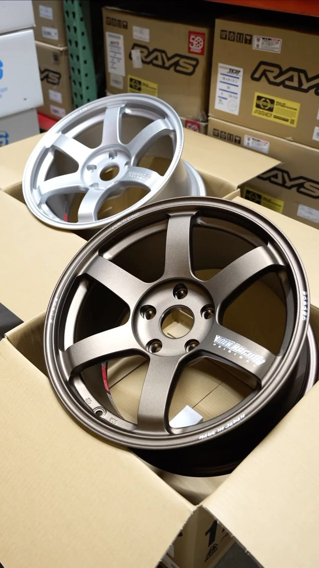 Volk Racing TE37 Saga S-Plus in 17” for BMW E36 M3! In @rayswheelsusa classic Diamond Silver and Bronze, 17x9 / +35 /...