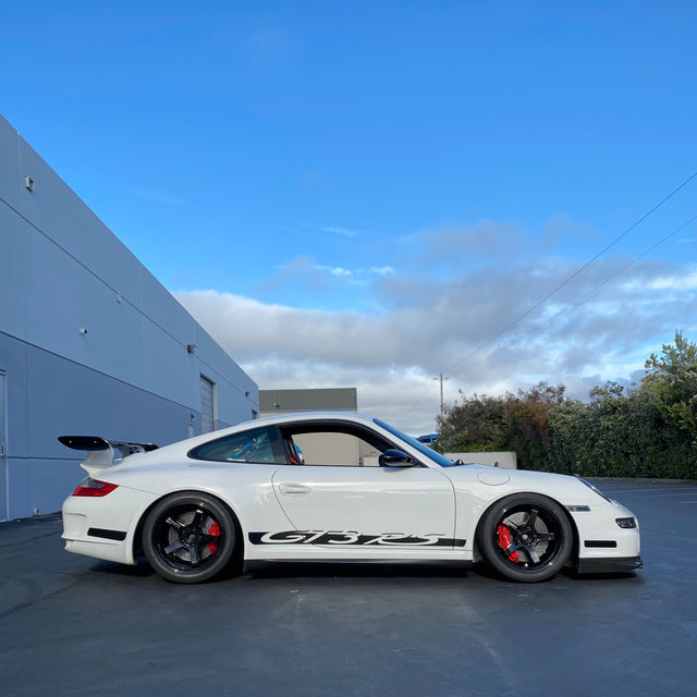 Porsche 997 GT3RS x @yokohamawheel Advan Racing GT Program in Racing Titanium Black - The perfect dual-duty lightweig...