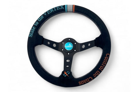 Vertex Slide Suede Steering Wheel (330mm)