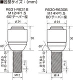Bull Lock REGuard Lock Bolts (60° Taper Conical Seat)