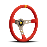 MOMO MOD.07 Steering Wheel - 350mm - Red Microfiber / Anthracite Spokes / 1 Stripe