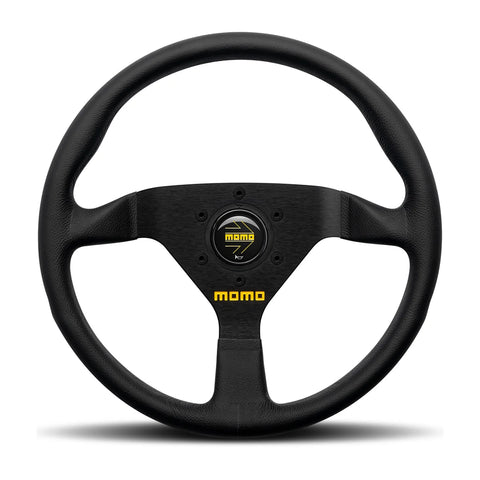 MOMO MOD.78 Steering Wheel - 320mm - Black Leather / Black Spokes