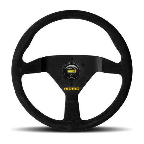 MOMO MOD.78 Steering Wheel - 320mm - Black Suede / Black Spokes
