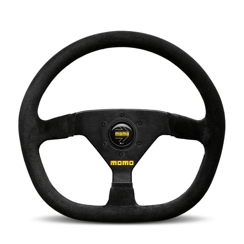 MOMO MOD.88 Steering Wheel - 350mm - Black Suede / Black Spokes
