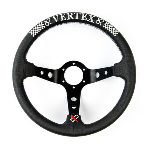 Vertex Checker Steering Wheel - 330mm (STW-CHECKER)
