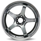 Advan Racing GT Beyond - 18x9.5 +22 / 18x10.5 +34 / 5x120 - Machining & Hyper Platinum Black *Set of 4*