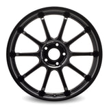 Advan RS-DF Progressive - 18x10.5 +24 5x114.3 - Racing Titanium Black *Set of 4*