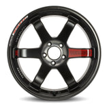 Volk Racing TE37SL Black Edition III - 18x9.5 / +43 / 5x120 - Pressed Black/REDOT *Set of 4*