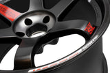 Rays Volk Racing TE37SL Black Edition III - 19x9.5 +23 / 19x10.5 +34 / 5x112 - Pressed Black/REDOT *Set of 4*