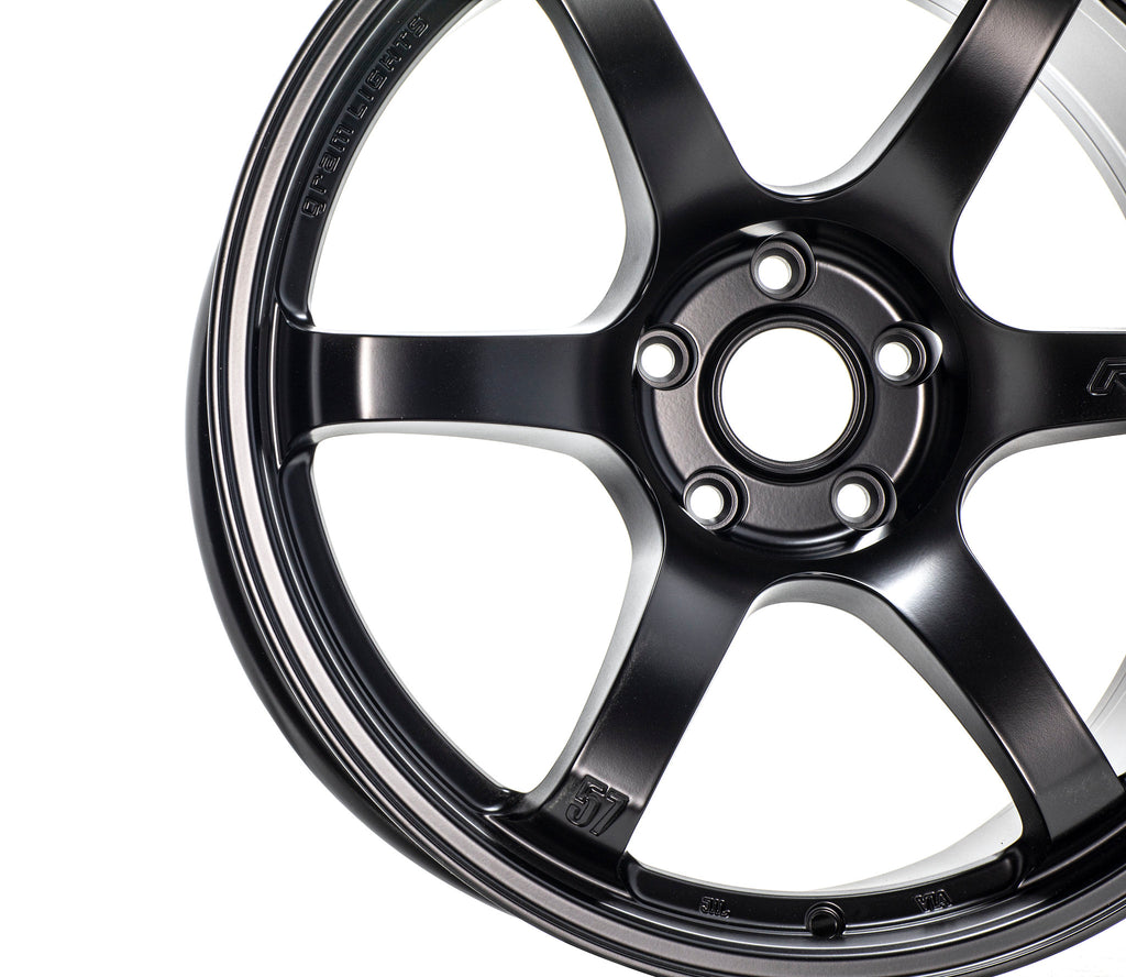 Gram Lights 57DR 18x9.5 / +38 / 5x114.3 Semigloss Black *Set of 4