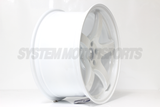 Gramlights 57CR 18x9.5 +38 5x120 White / Cereamic Pearl at System Motorsports