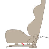 Bride Seat Rail High Positioned Adapter