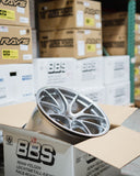 BBS RI-A - 18x10 / +25 / 5x120 - Diamond Silver (E9x M3 / E46 M3 / F8x M2/M3/M4 Fitment) *Set of 4*
