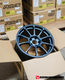 Rays Volk Racing ZE40 - 18x9.5 / +38 / 5x114.3 - Matte Blue Gunmetal *Set of 4*