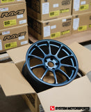 Rays Volk Racing ZE40 - 18x9.5 / +38 / 5x114.3 Matte Blue Gunmetal - *Set of 4*