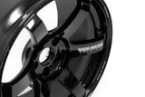 Rays Volk Racing TE37 Saga S-Plus - 18x9.5 / +27 / 5x114.3 - Gloss Black (Tesla Model 3/Y Fitment) *SET OF 4*