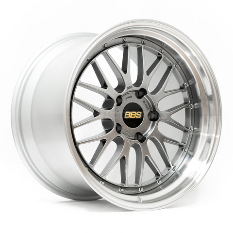 BBS LM - 19x7.5 +48 5x114.3, Diamond Black w/ Diamond Cut Rim (LM443DBPK)