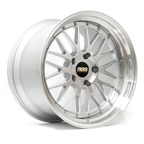 BBS LM - 20x9.5 +45 5x114.3, Diamond Silver w/ Diamond Cut Rim (LM241DSPK)