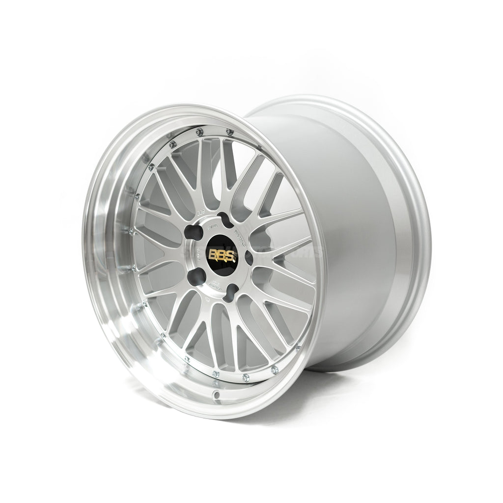 BBS LM 20x9 5x120 ET15 Diamond Silver Center Diamond Cut Lip Wheel -82mm PFS/Clip Required main image 1