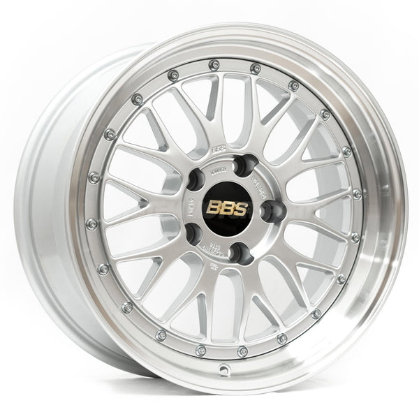 BBS LM - 17x8 / +40 / 5x120 - Diamond Silver w/ Diamond Cut Rim