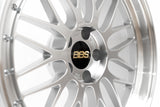 BBS LM - 20x9.5 / 5x114.3 - Diamond Silver w/ Diamond Cut Rim (Tesla Model 3 / Tesla Model Y Fitment) *Set of 4*