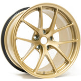 BBS RI-A Gold Forged Monoblock Motorsport Concave Performance Wheels