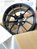 BBS RI-A - 18x9.5 +23 / 18x10.5 +22 / 5x120 - Gloss Black (E46 M3 / E9x M3 Fitment) *Set of 4*