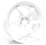 Gram Lights 57DR - 18x9.5 / +38 / 5x120 - Ceramic Pearl White (FL5/FK8 Civic Type R Fitment) *Set of 4*