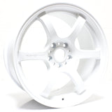 Gram Lights 57DR - 18x9.5 / +38 / 5x114.3 - White *Set of 4*