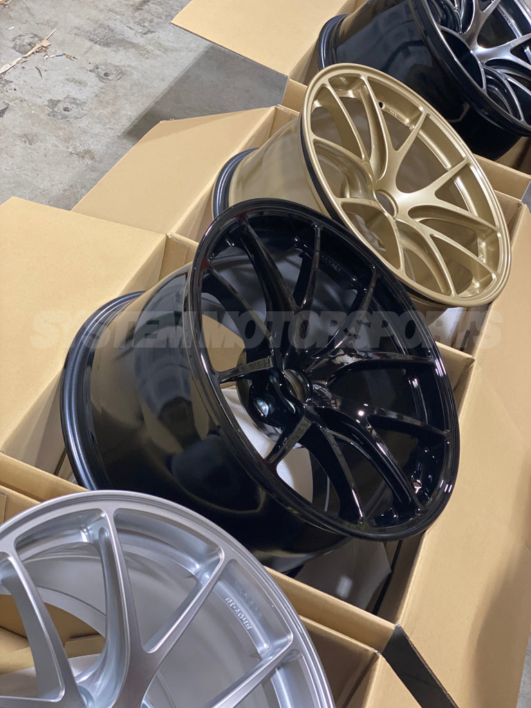 BBS RI-A 18x9.5 5x120 ET40 Diamond Black Wheel -82mm PFS/Clip Required