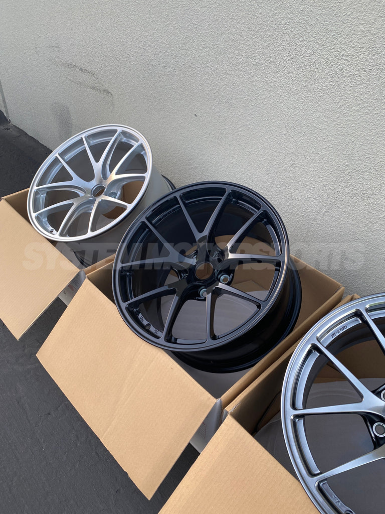 BBS RI-A 18x11 5x120 ET37 Matte Graphite Wheel -82mm PFS/Clip Required main image 0