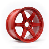 Rays Volk Racing TE37SL - 18x9.5 / +38 / 5x120 - Red *Set of 4*