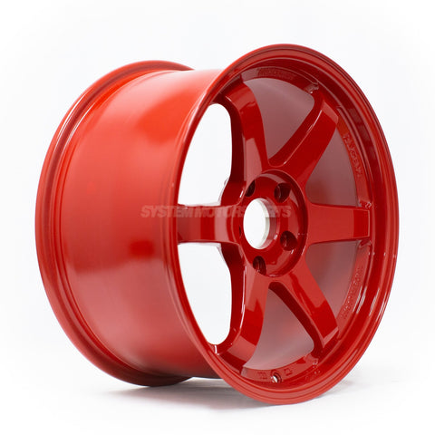 Rays Volk Racing TE37SL - 18x9.5 / +38 / 5x120 - Red *Set of 4*