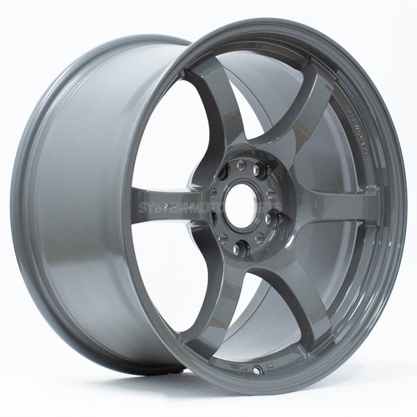 Gram Lights 57DR - 18x9.5 +22 5x114.3 - Gloss Grey Set of 4