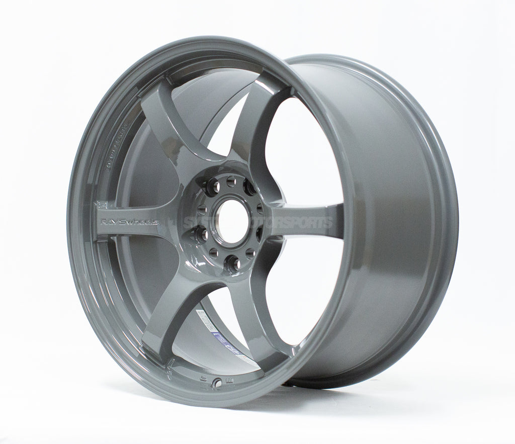 Gram Lights 57DR 18x9.5 +22 5x114.3 Semi Gloss Black Wheel