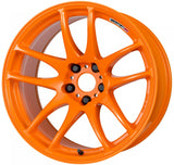 Work Emotion CR Kiwami Mndarin Alert Orange JDM Concave Performance Wheels