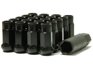 Muteki SR48 Lug Nuts (Open Ended) - M12 / Black