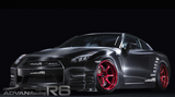 Racing Candy Red Advan R6-equipped R35 GTR by HKS