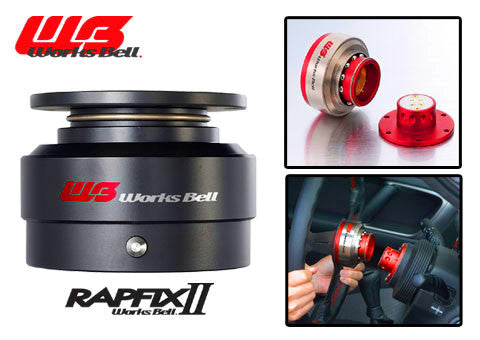 Works Bell Rapfix Steering Wheel Quick Release II - Black – System