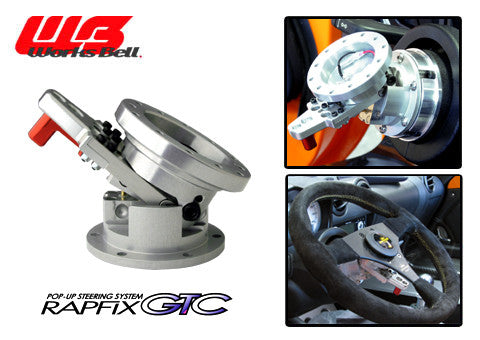 Works Bell Rapfix GTC Pop-up (Tilt up) Steering System - Silver