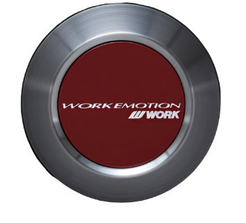 WORK Emotion Centercaps - High Type / Red