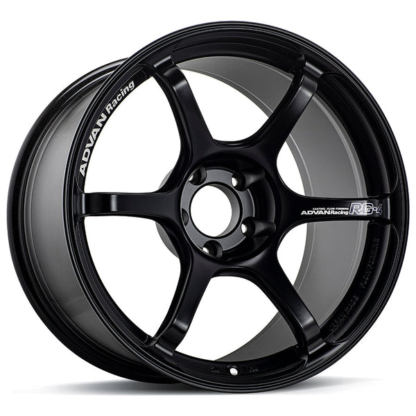 Advan RG-4 - 18x9.5 / +38 / 5x114.3 - Semigloss Black *Set